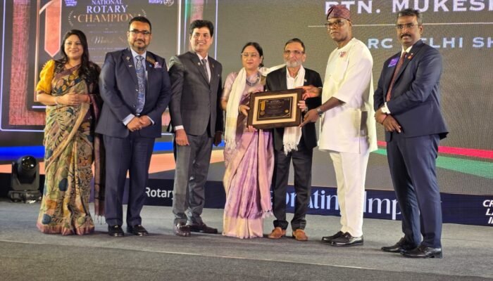 Proud Moment: Honoured as National Rotary Champion